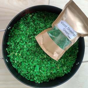 Wood Shavings: Wood Shavings - Green