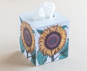 Products: tissue box cover – sunflower