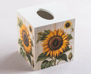 Tissue Box Cover – Sunflower