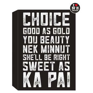 Black Word Block - Choice