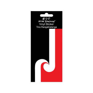 NZ Māori Flag Vinyl Sticker - 9x15cm