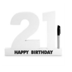Birthdays: 21st Birthday Signature Block