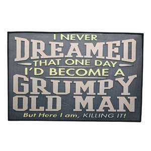 Mancave: Grumpy Old Man Mat