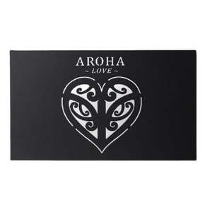 Metal Wall Art: Aroha Black Silhouette