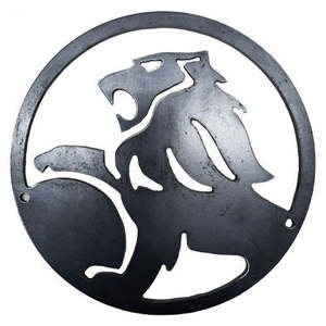 Metal Wall Art: Holden Corten Sign