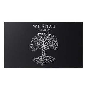 Metal Wall Art: Whanau Silhouette