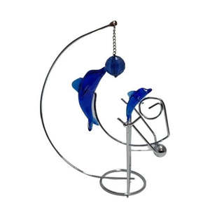 Animals 1: Swinging Dolphin - 1 Adult & Baby with Ball