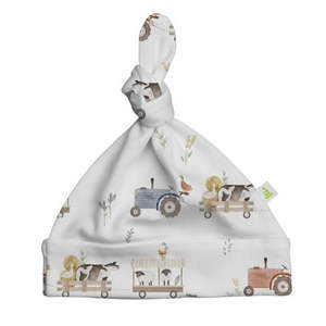 Baby: Farmyard Knotted Beanie