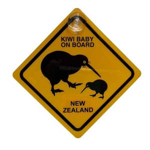 Kiwi Baby on Board Sign