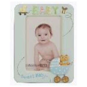 Baby: Photo Frame - Bear - 4x6 - Blue