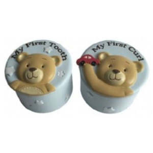 Baby: Baby Bear First Tooth & Curl - Blue