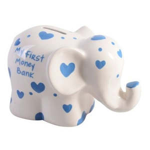 Baby: My 1st Elephant Money Bank - Blue