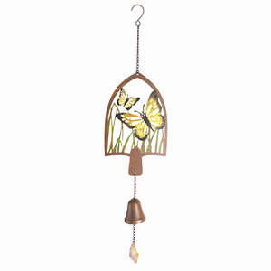 Wind Chimes Spinners: Butterfly's Hanger With Bell
