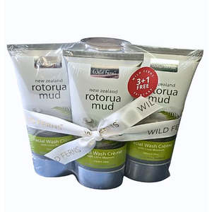 Rotorua Mud Facial Wash Creme with Lime Blossom 4pk
