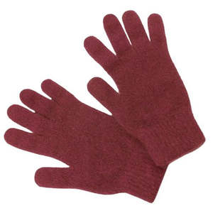 Possum Merino: Possum & Merino Gloves - Berry