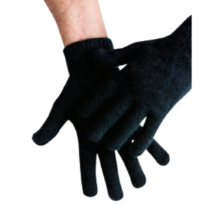 Possum Merino: Possum & Merino Gloves - Black