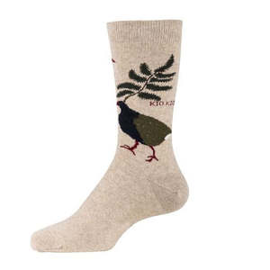 Possum Merino: Possum & Merino Takahe Socks - Beige