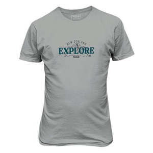 Adults NZ Kiwi Tee - Light Grey