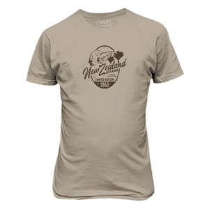 Adults NZ Kiwi Tee - Fawn