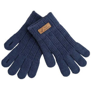 Clothing: Text Gloves - Navy - Medium