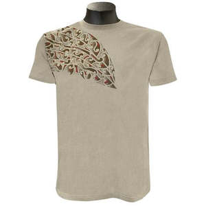 Clothing: Adults Tauihu Tee Shirt - Clay