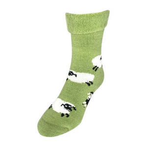Sheep Bedsocks - Emerald