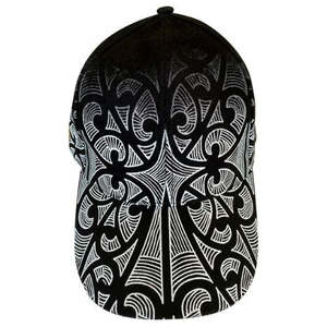 Adults Tattoo Cap - Black