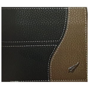 Handbags Wallets: Mens Wallet - Black/Donkey - Fern
