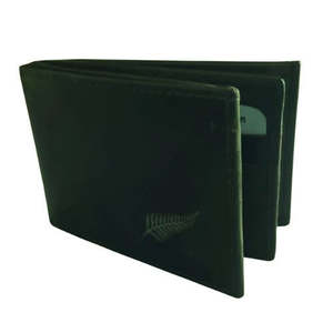 Mens Greenstone Edition Leather Wallet with Coin Pocket