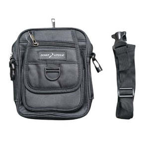 Handbags Wallets: Black Shoulder/Belt Bag.
