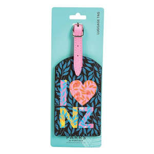 Souvenirs: Kia Ora Florals Luggage Tag