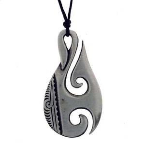 Hook Pewter Pendant