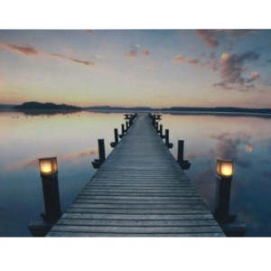 Wall Art: Print - Canvas - LED - 30x40cm - Romantic Stroll