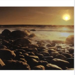 Wall Art: Down to Earth Canvas Print with LED Lights