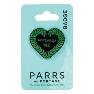 NZ Aotearoa in Ferns Badge