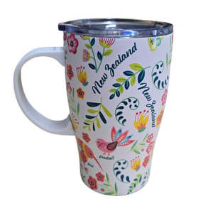 Drink Bottles Travel Mugs: Manu White Travel Mug - 500ml