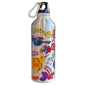 Drink Bottles Travel Mugs: Retro Birds Water Bottle
