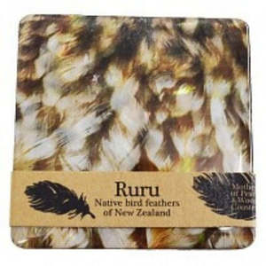 Ruru Feather Pearl Coaster