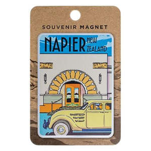 Magnets Keyrings: Napier Retro Magnet