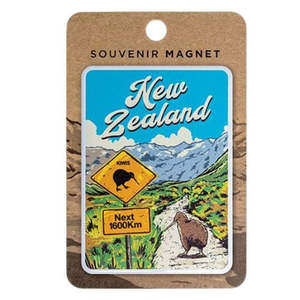 Magnets Keyrings: Kiwis Next 1600KM Retro Magnet