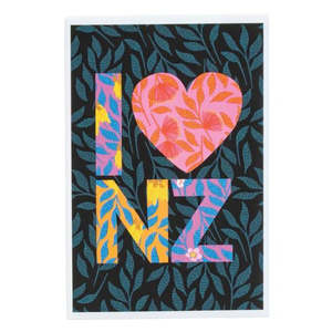 Magnets Keyrings: Kia Ora Florals I Luv NZ Magnet
