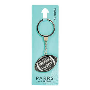 NZ Rugby Ball Keyring