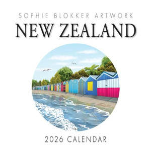 Sophie Blokker New Zealand Artwork Wall Calendar - 2026