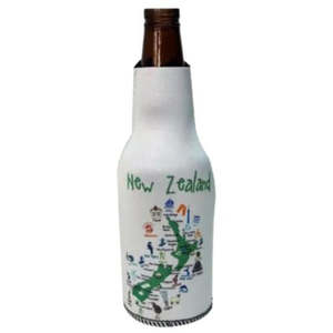 Shot Glasses Can Coolers: NZ Icon Map Bottle Cooler