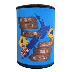 Map Signs Can Cooler