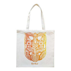 Bags: Whakairo Ruru Cotton Bag