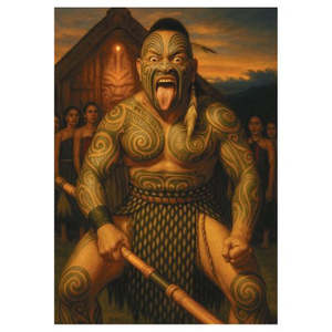 Gift Cards: Doug Healey Greeting Card - Haka