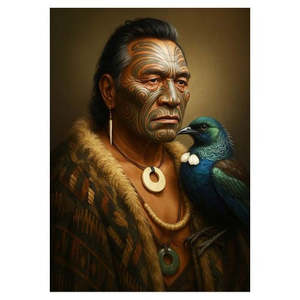 Doug Healey Greeting Card - Tribal Chief