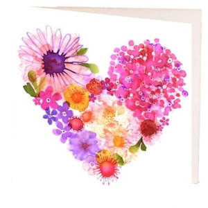 Floral Heart Gift Card