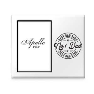 Photo Frames: No 1 Dad Wooden Side Frame
